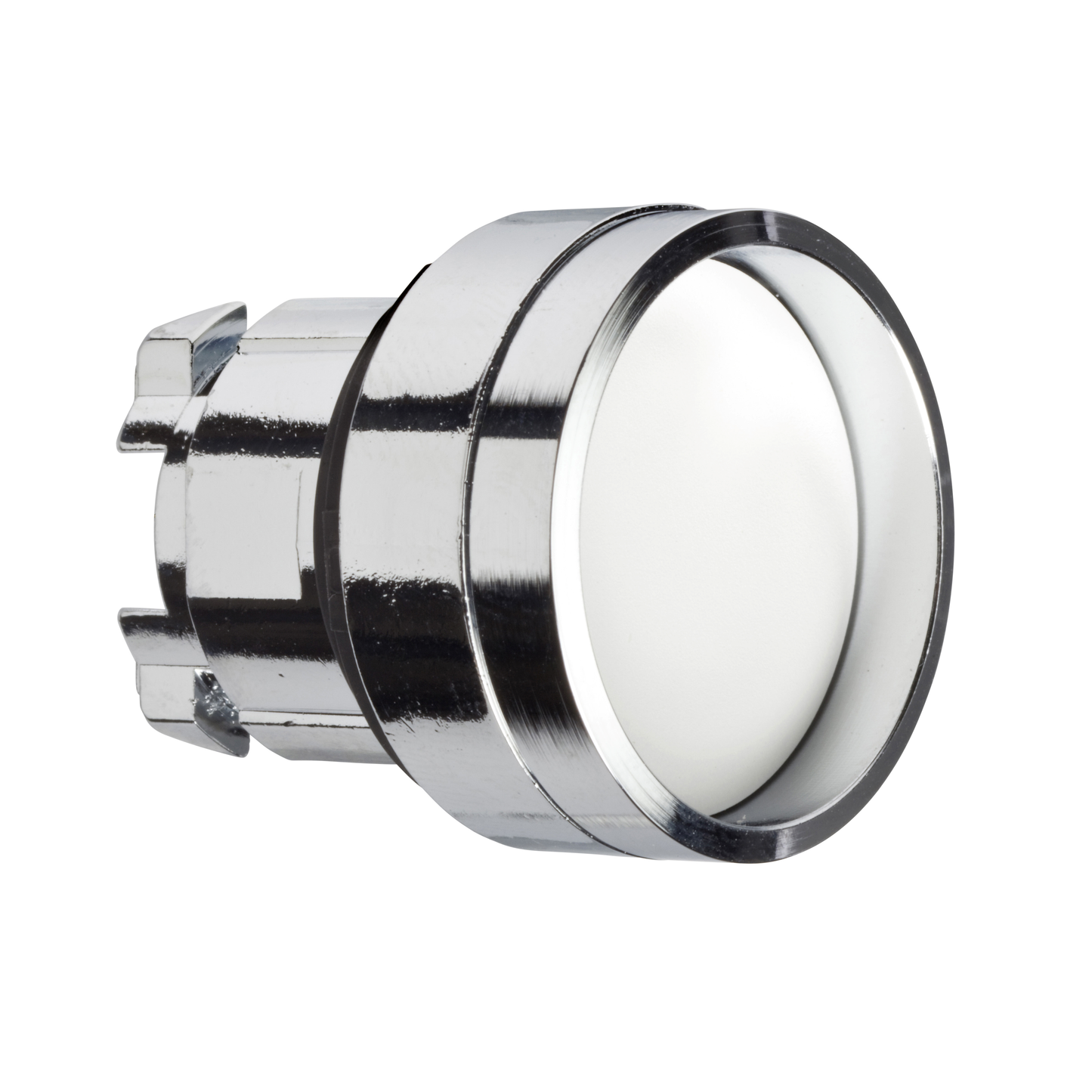 Schneider Electric-ZB4BA16-Harmony XB4 - tête bouton poussoir - encastré - collerette haute - Ø22 - blanc
