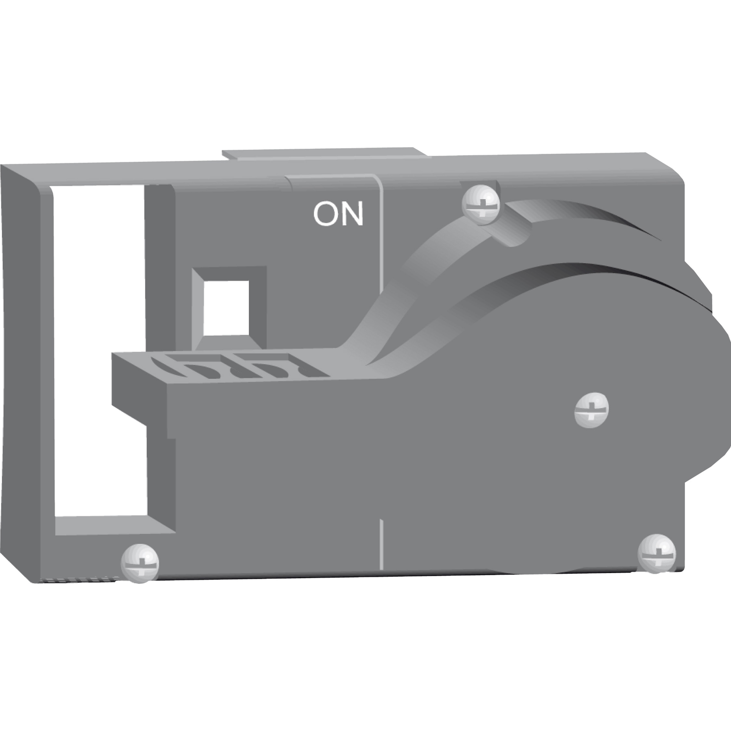 Schneider Electric-19097-Multi9 - Commande rotative frontale pour NG125 3P ou 4P - Poignée rouge