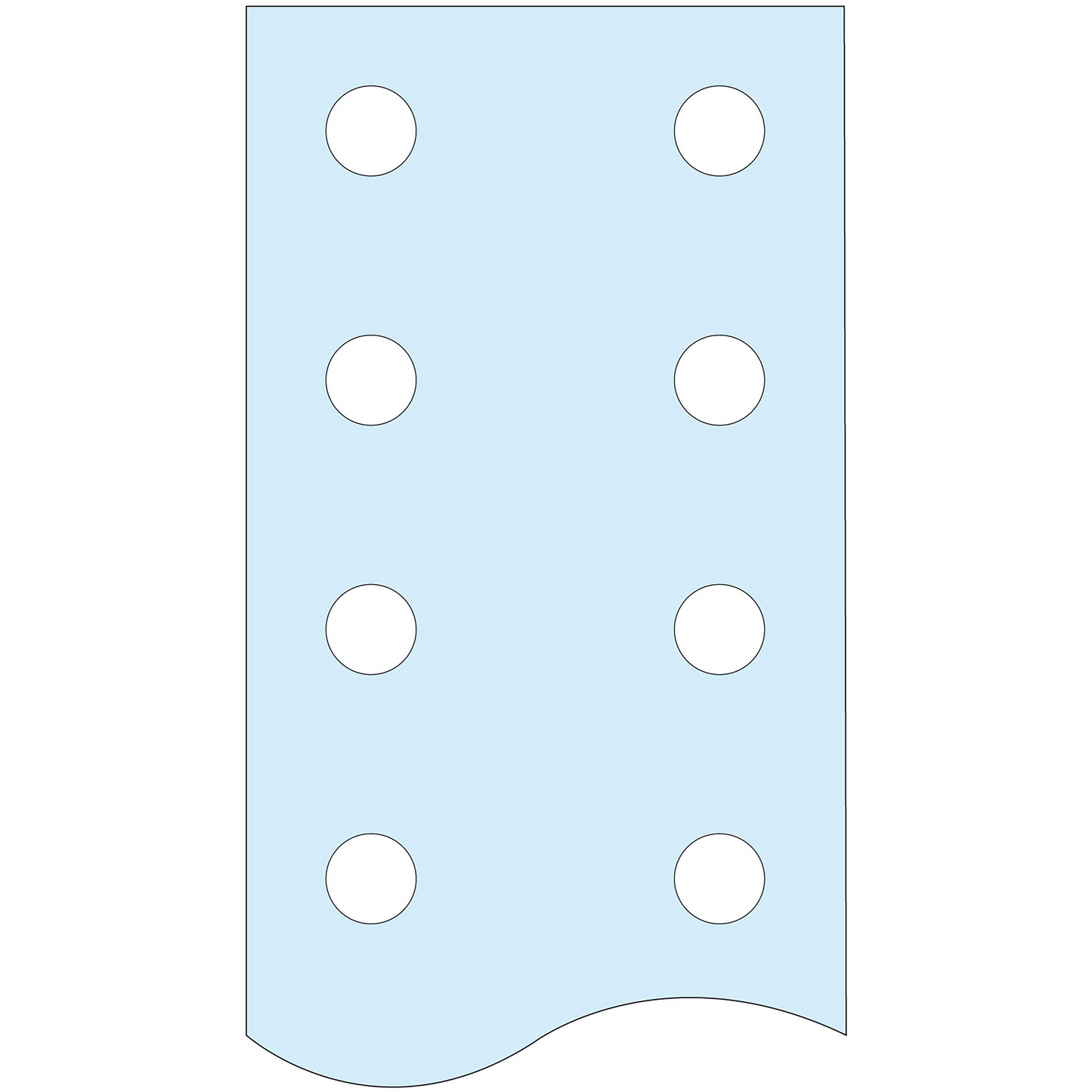 Schneider Electric-LVS04526-Linergy BS - Barre pour JdB vertical - plate perforée - L= 1675mm - 60x10