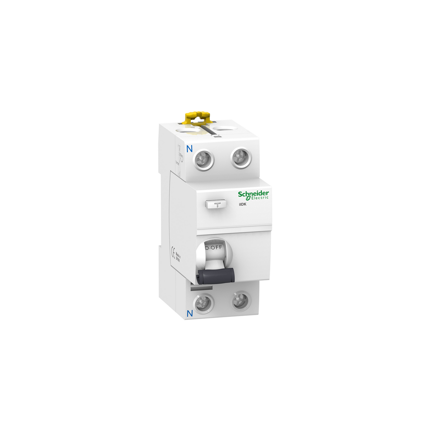 Schneider Electric-A9R55225-Acti9 iIDK - Interrupteur diff - 2P - 25A - 500A/4,5kA - 30mA - Type AC