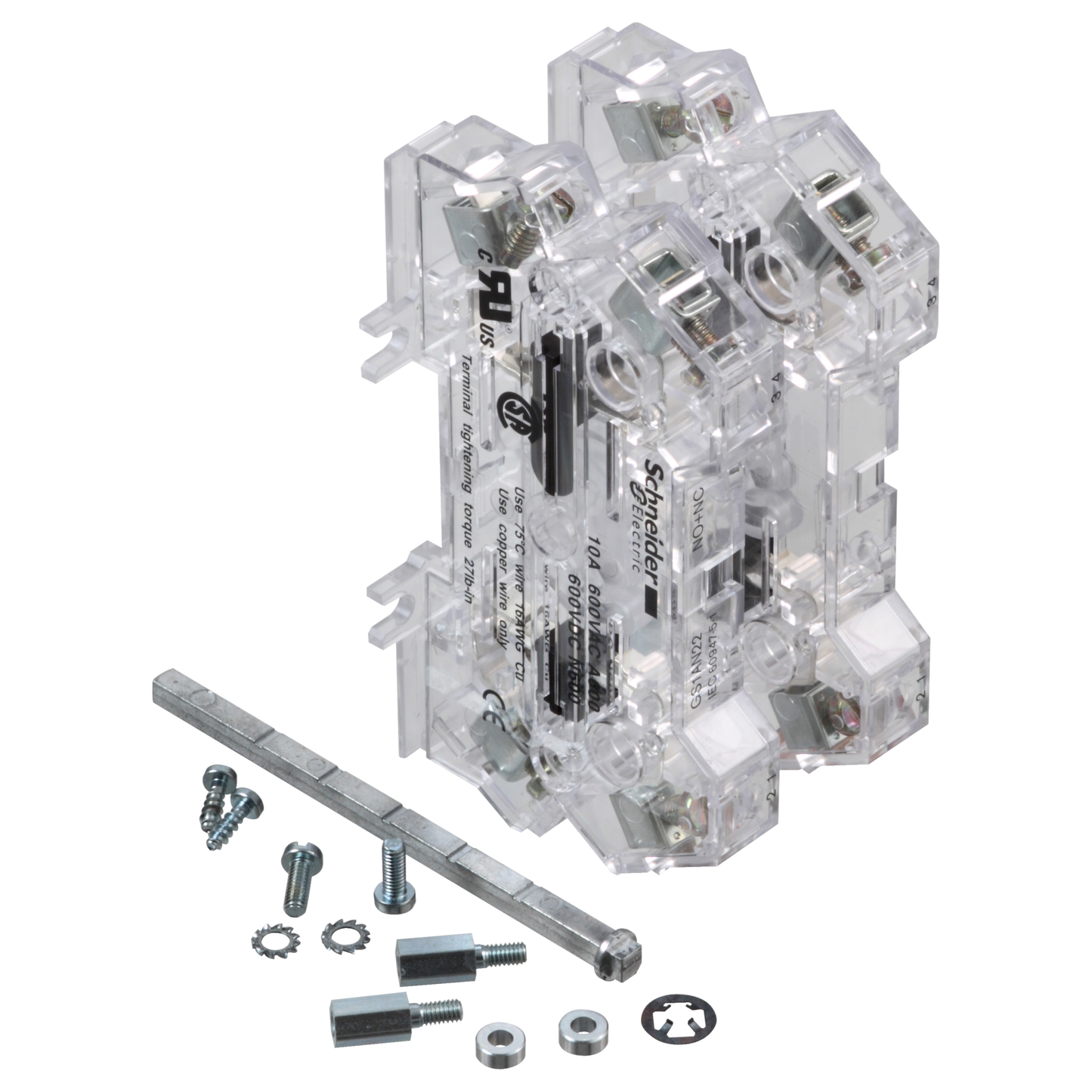 Schneider Electric-GS1AN22-contacteur CONT.AUX.2O plus 2F 32-400A