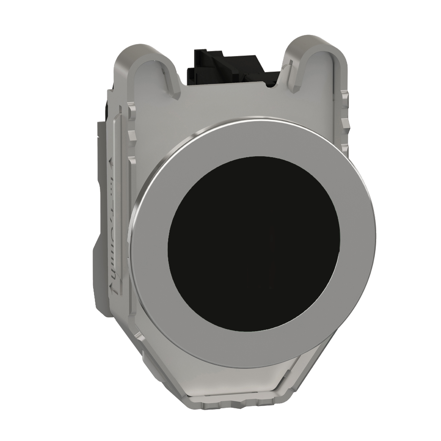 Schneider Electric-XB4FA21-Harmony XB4 - bouton poussoir à impulsion - flush - noir - 1F - vis étrier
