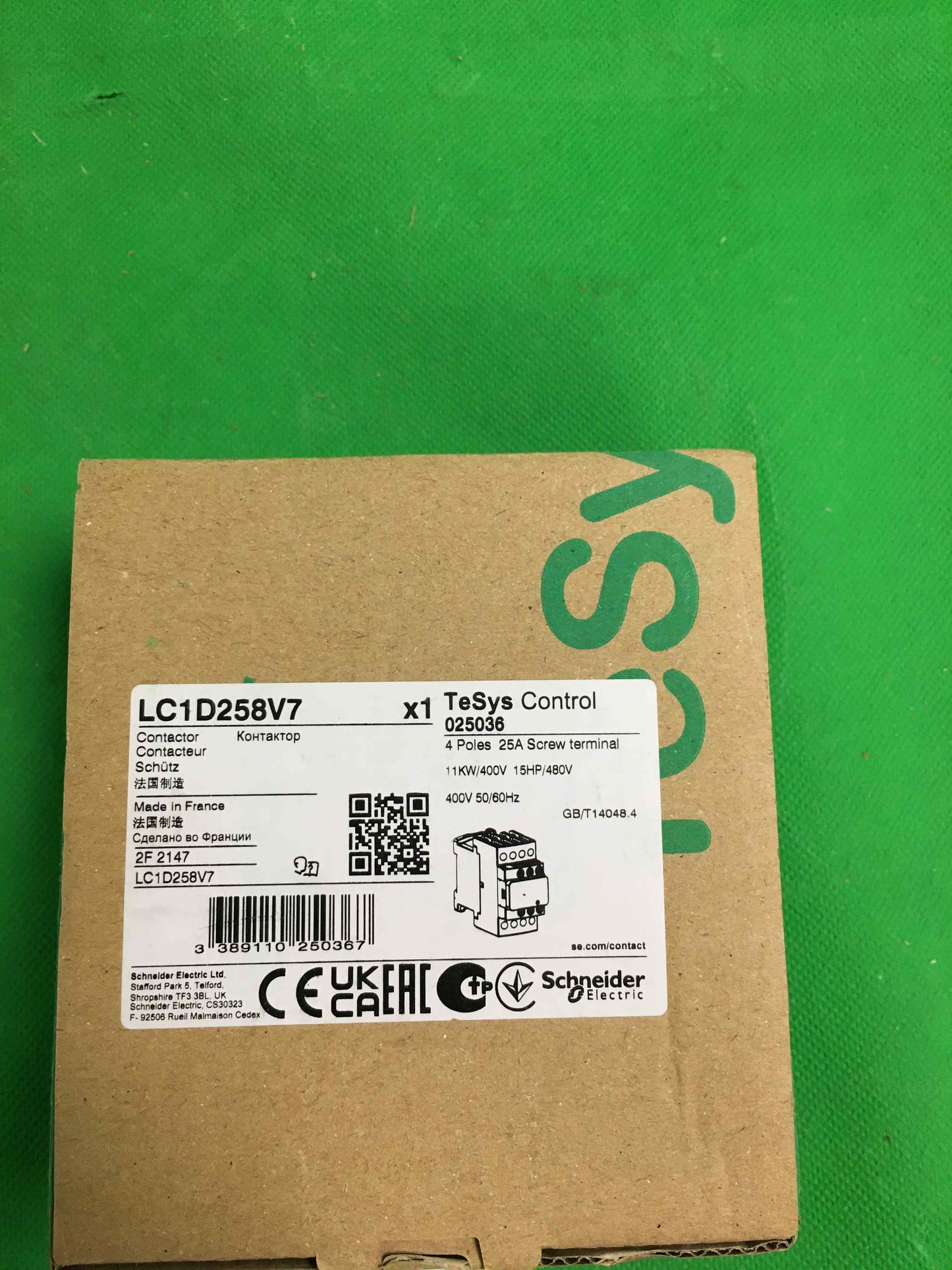 Schneider Electric-LC1D258V7/LC1D258V7