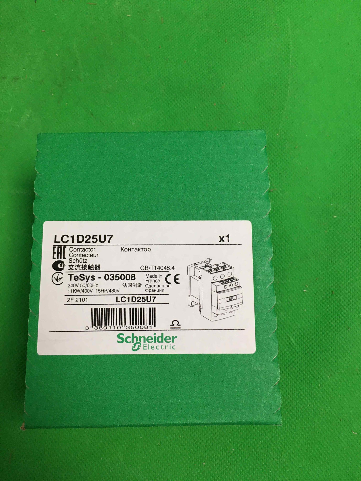 Schneider Electric-LC1D25U7/LC1D25U7
