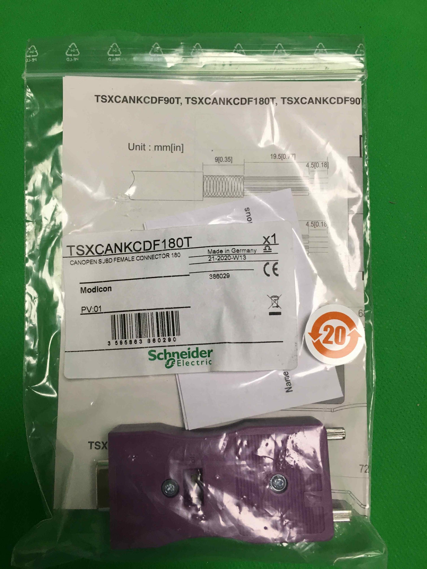 Schneider Electric-TSXCANKCDF180T/TSXCANKCDF180T