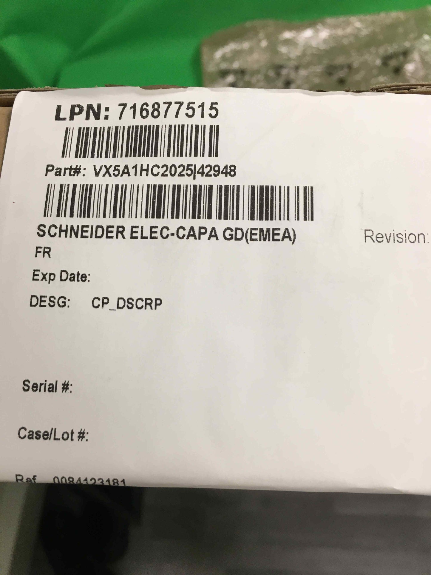 Schneider Electric-VX5A1HC2025/VX5A1HC2025