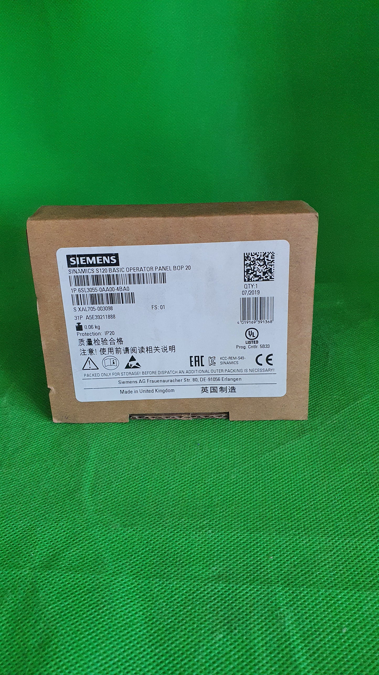 Siemens-6SL3055-0AA00-4BA0/6SL30550AA004BA0