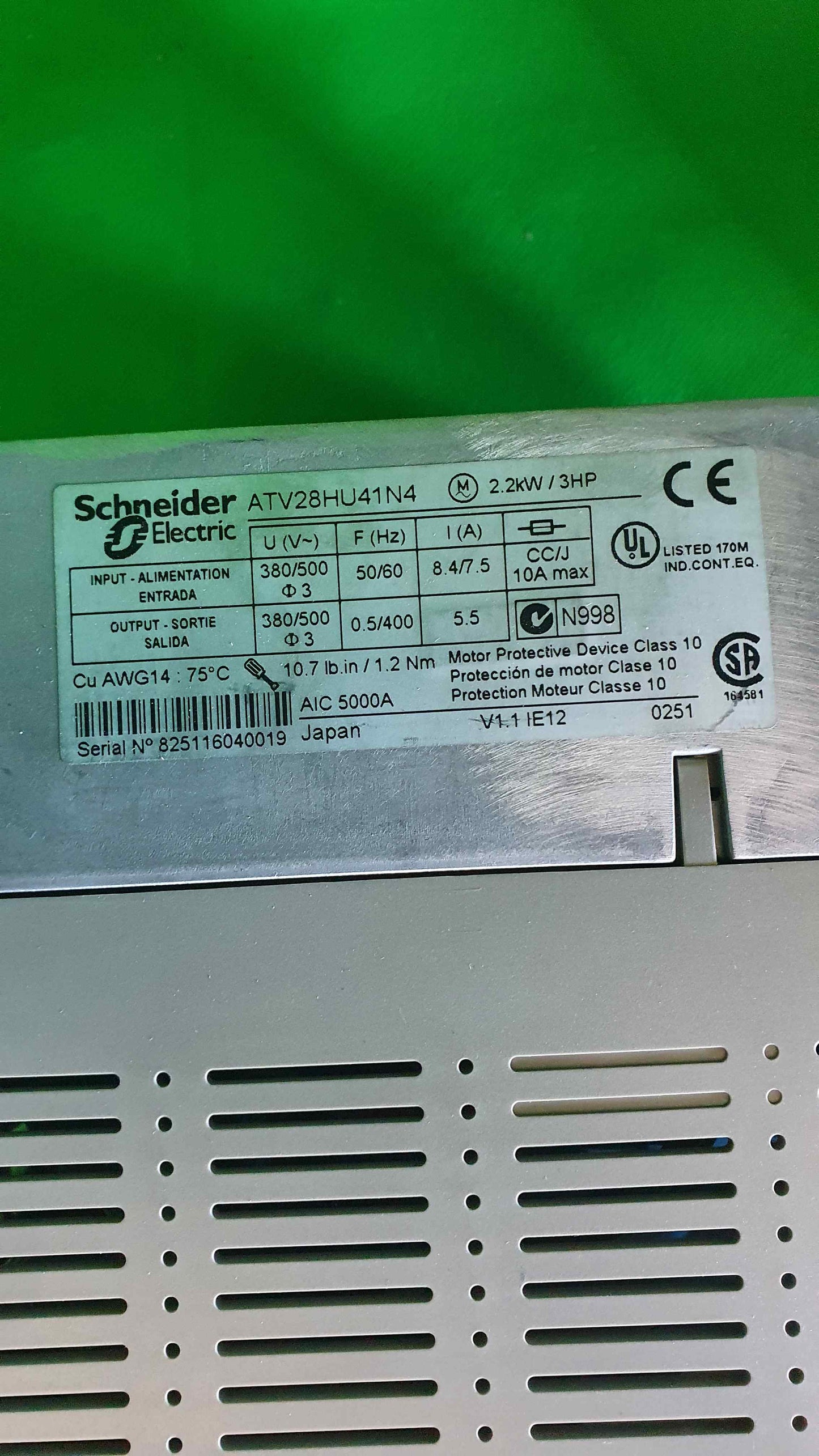 Schneider Electric-ATV28HU41N4/ATV28HU41N4