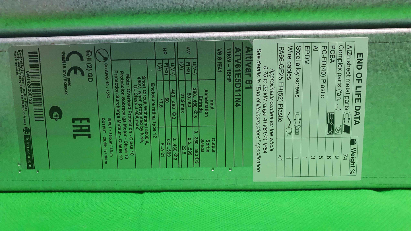 Schneider Electric-ATV61E5D11N4/ATV61E5D11N4