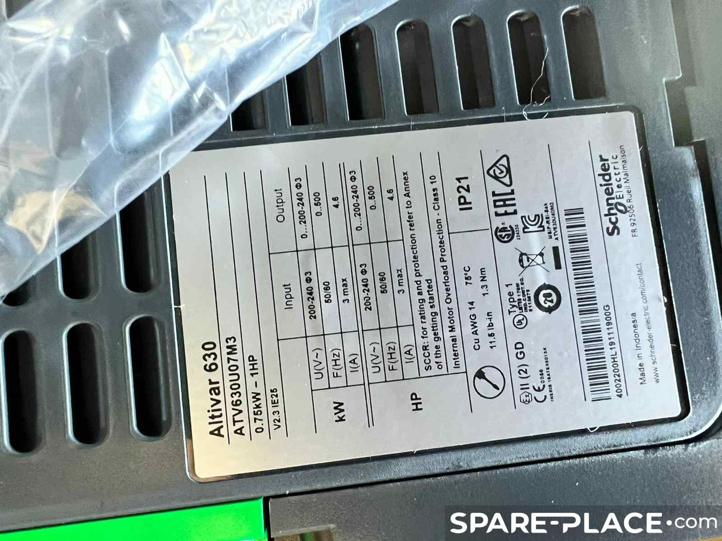 Schneider Electric-ATV630U07M3/ATV630U07M3