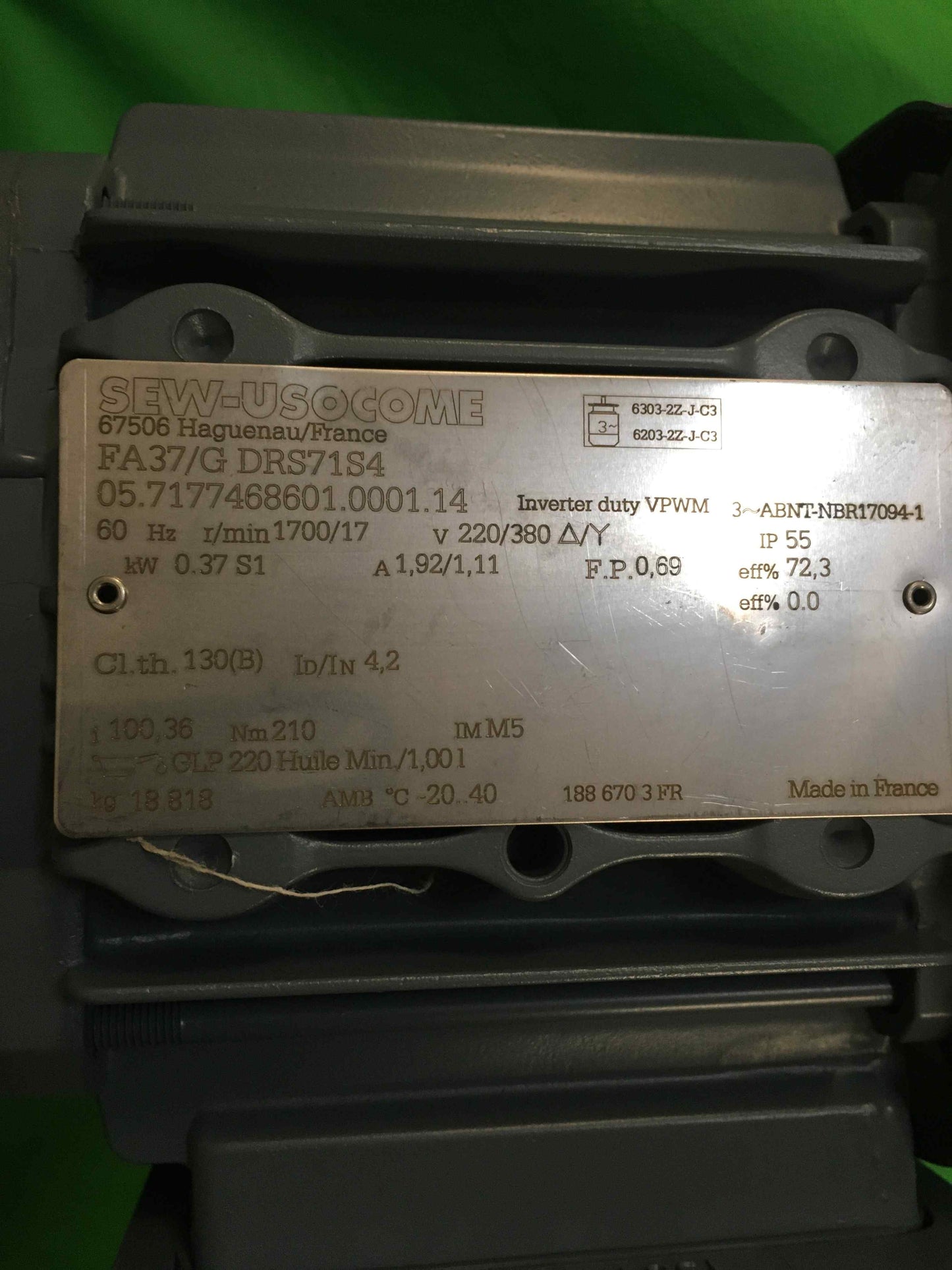 SEW-FA37 G DRS71S4/FA37GDRS71S4