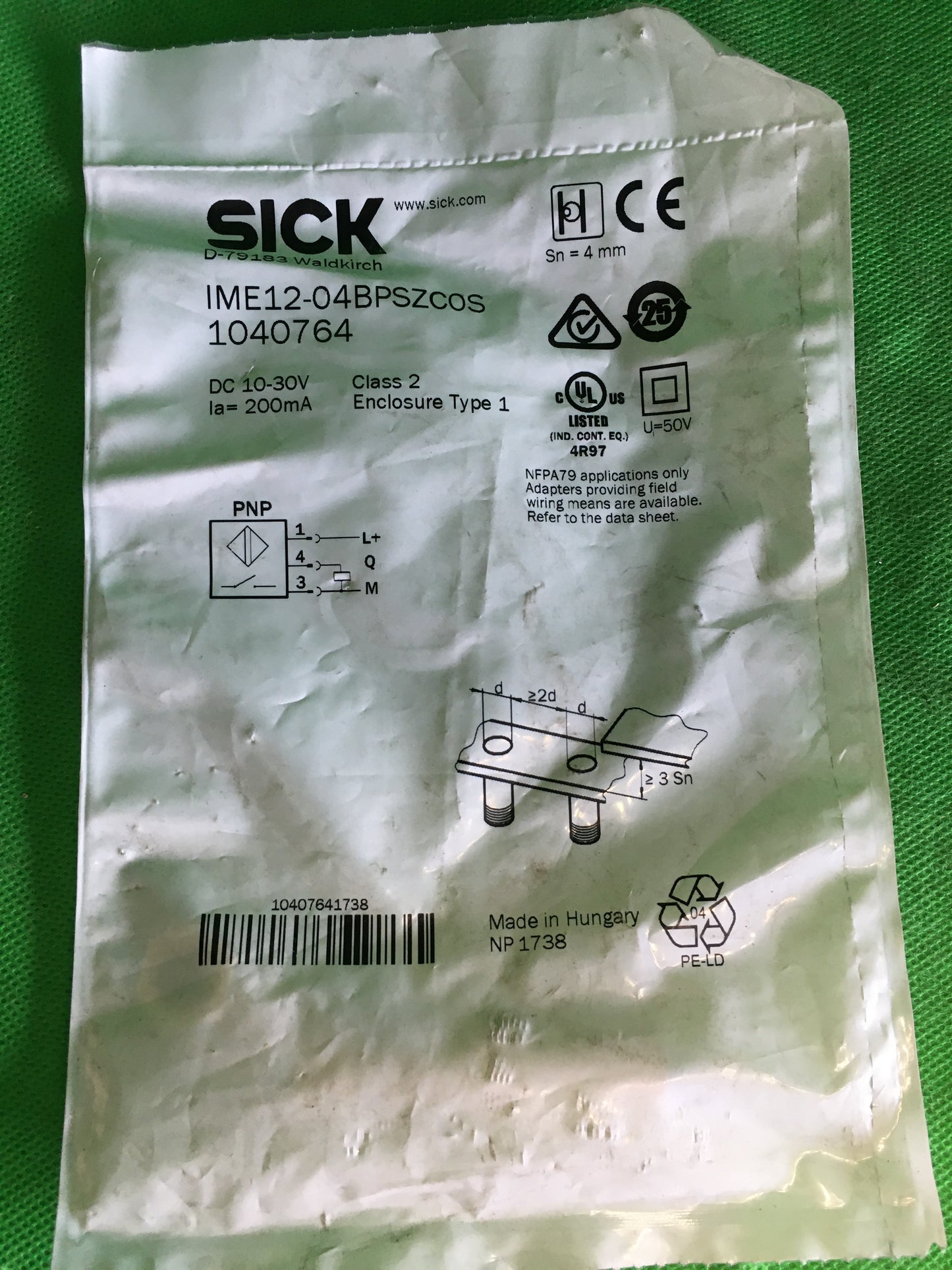 SICK-IME12-04BPSZCOS/IME1204BPSZCOS