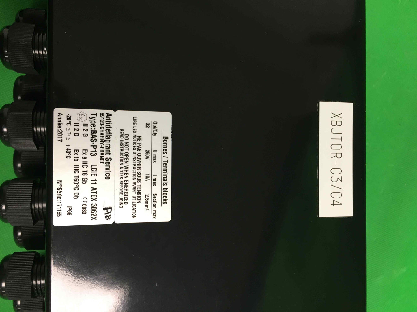 ANTIDEFLAGRANT SERVICE-LCIE 11 ATEX 3062X/LCIE11ATEX3062X