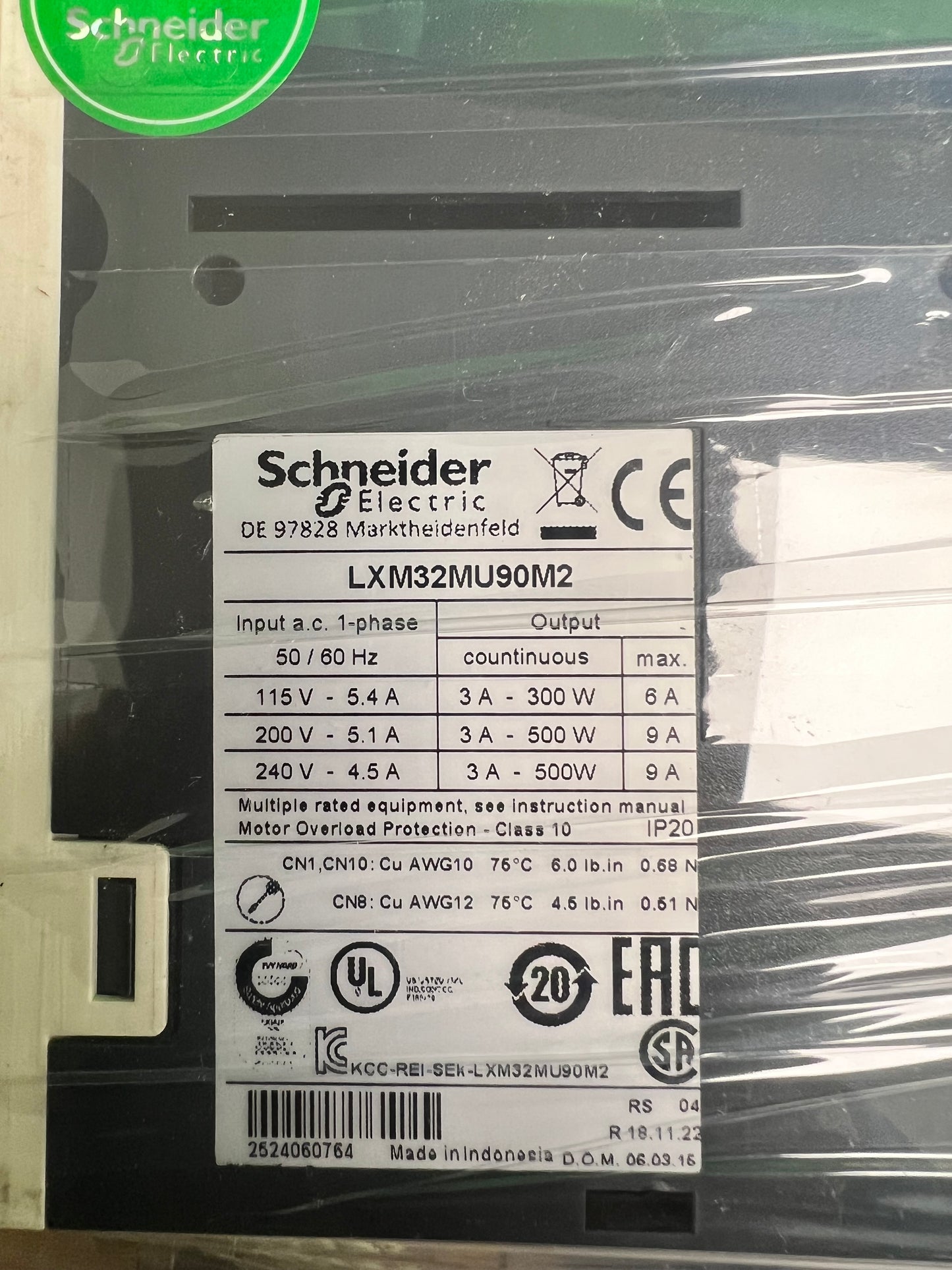Schneider Electric-LXM32MU90M2/LXM32MU90M2