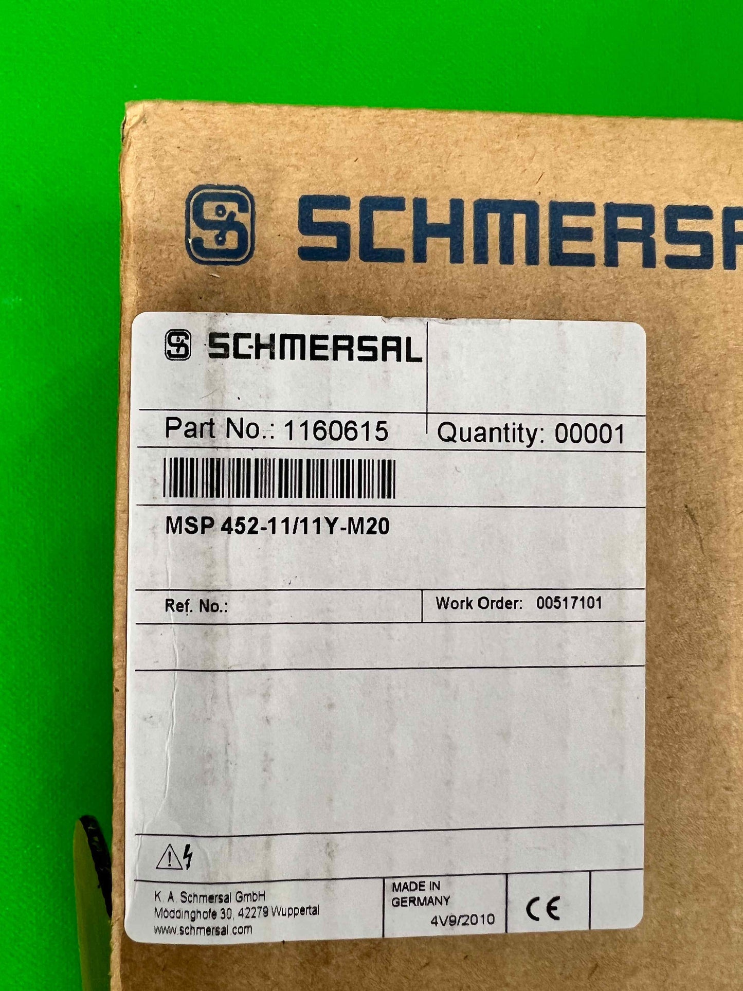 Schmersal-MSP 452-11 11Y-M20/MSP4521111YM20