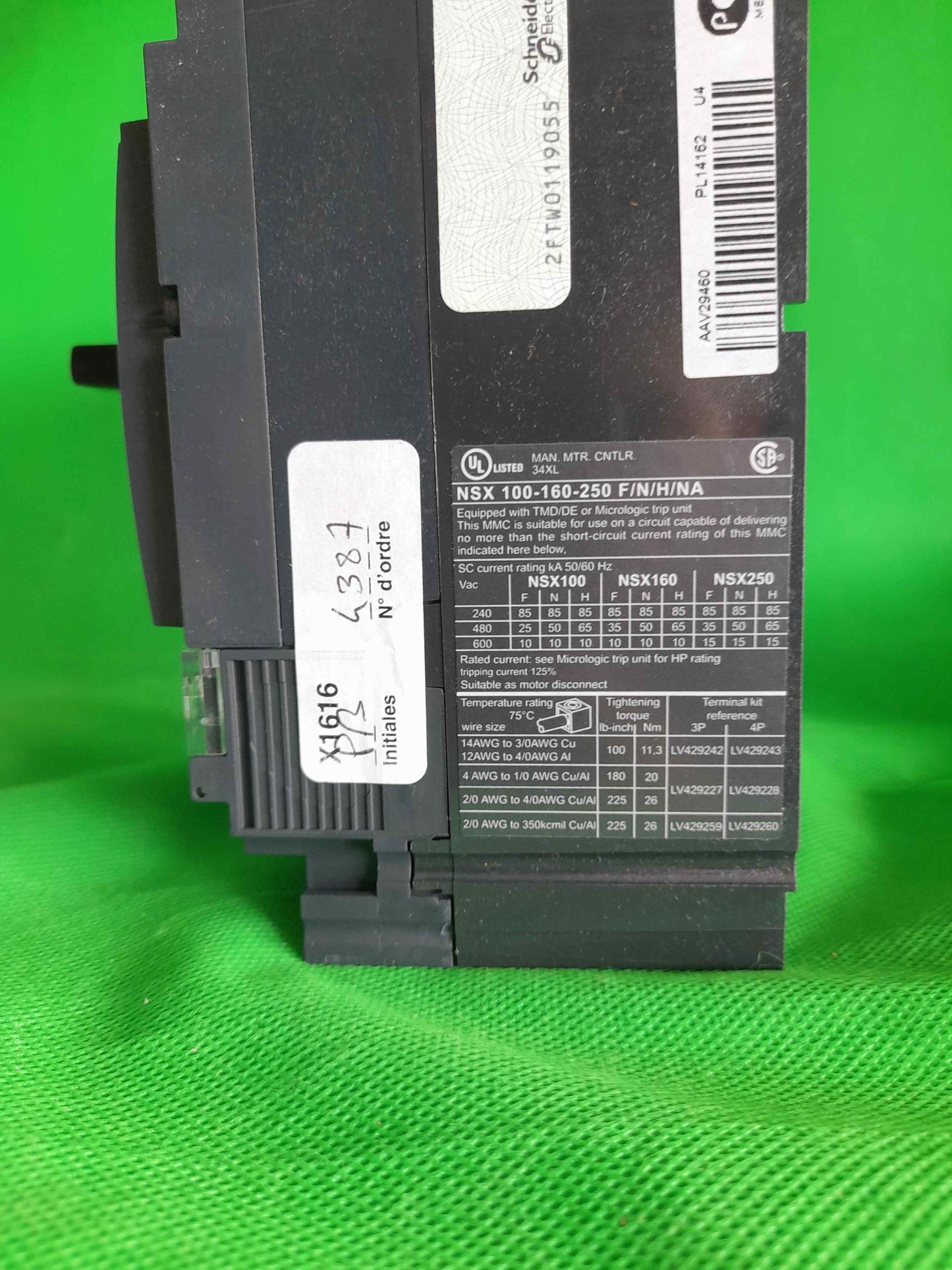 Schneider Electric-NSX 100H/NSX100H