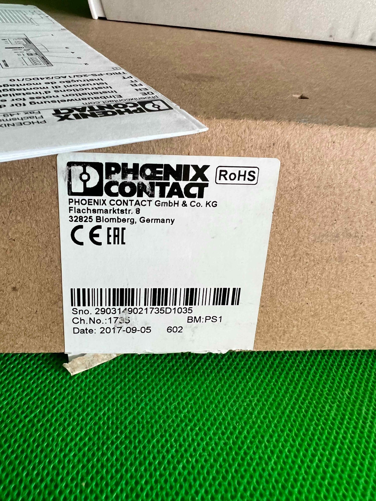 Pheonix Contact-TRIO-PS-2G 1AC 24DC 10/TRIOPS2G1AC24DC10